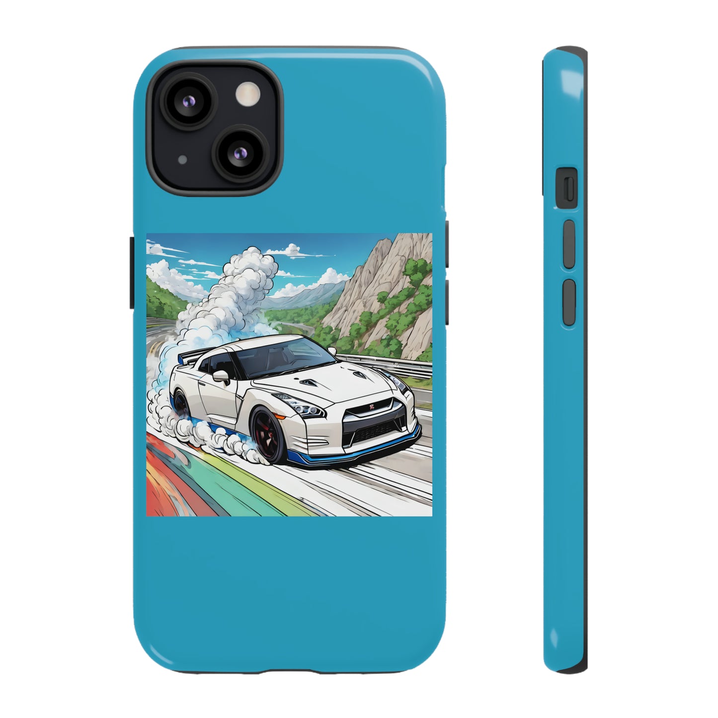 " Go, Go, Go Racing !!!!!!" Single Print Tough Cases