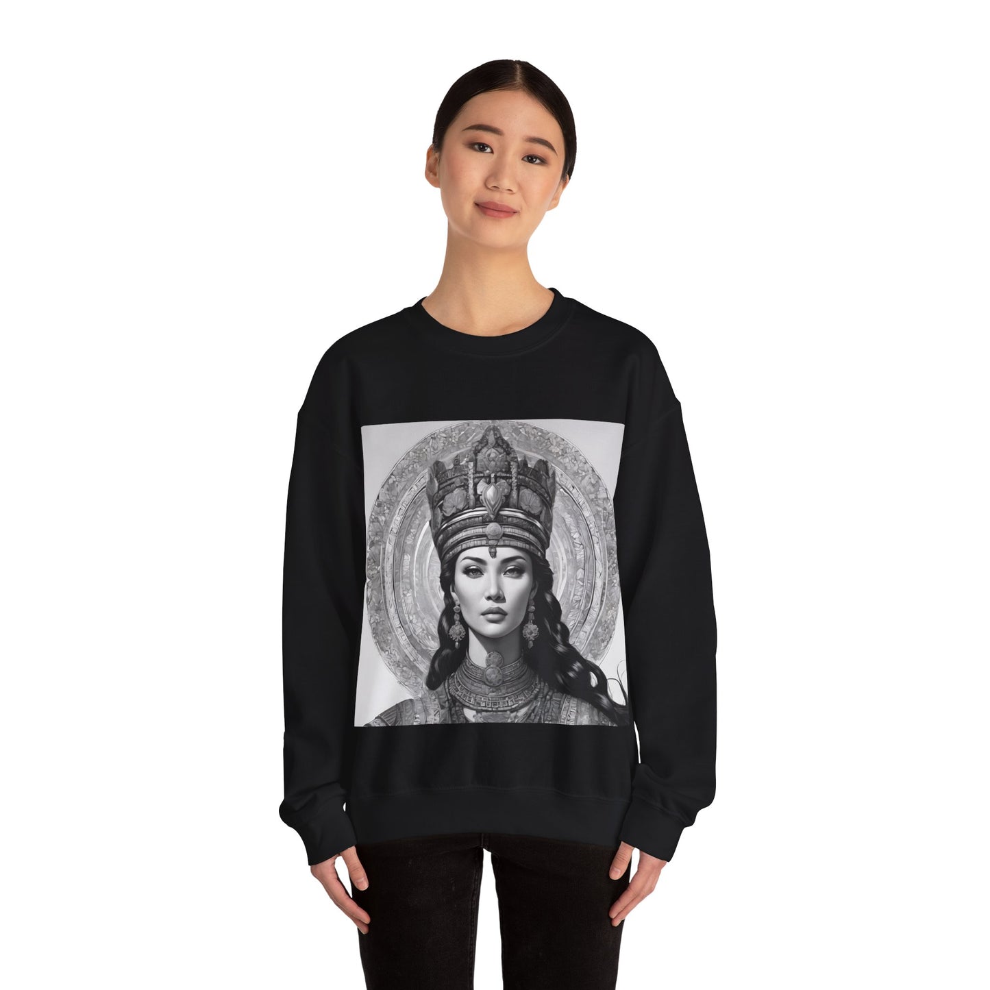 "Queen of Heritage" Unisex Heavy Blend™ Crewneck Sweatshirt