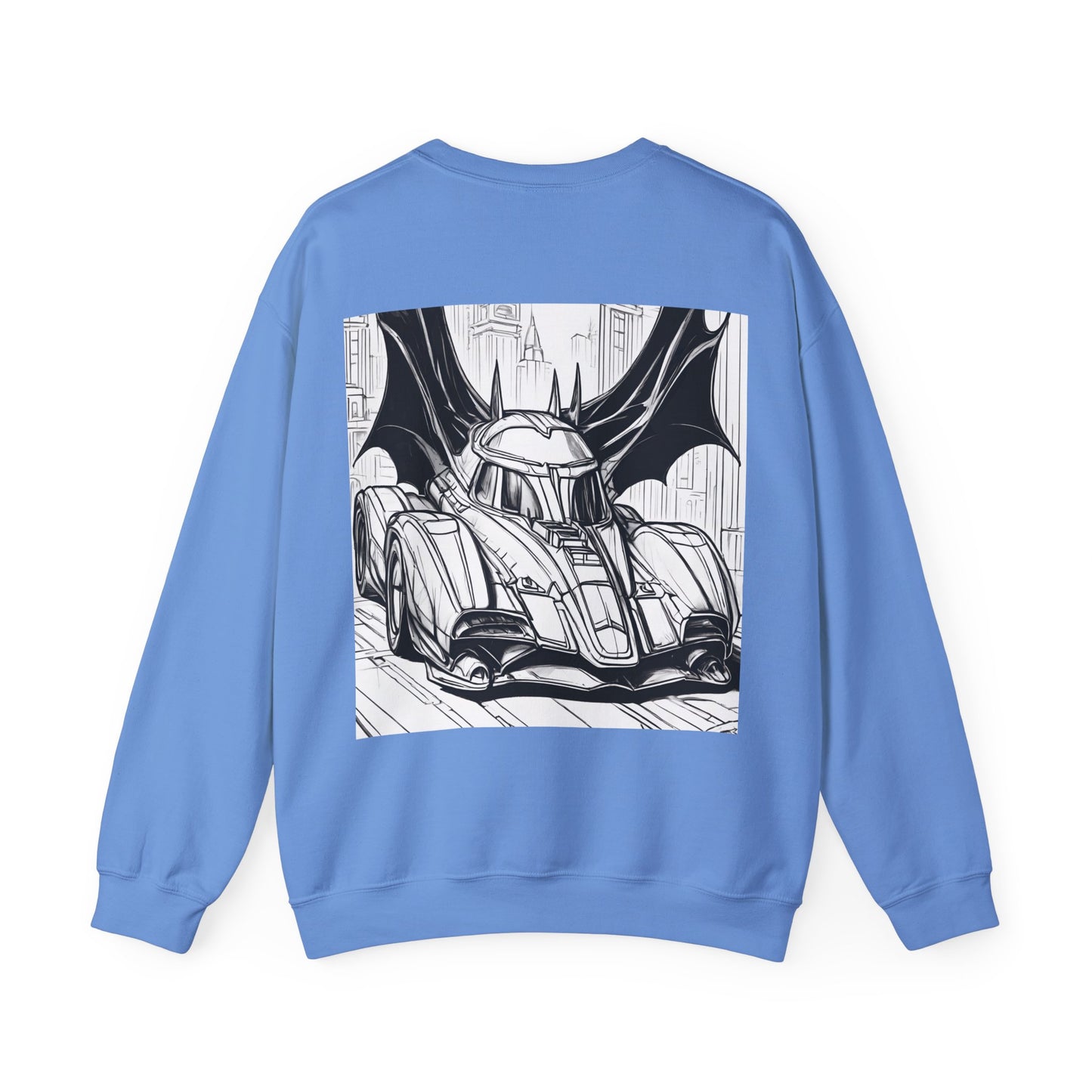 "Automobiliá de Chiroptera" Double Print Unisex Heavy Blend™ Crewneck Sweatshirt