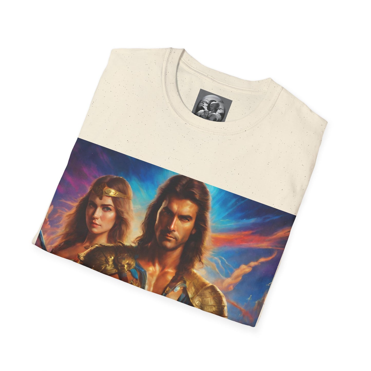 "80s medieval fantasy" Single Print Unisex Softstyle T-Shirt