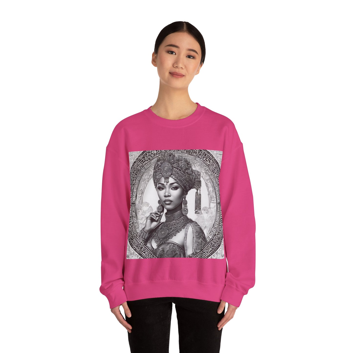 "Queen of Heritage" Unisex Heavy Blend™ Crewneck Sweatshirt