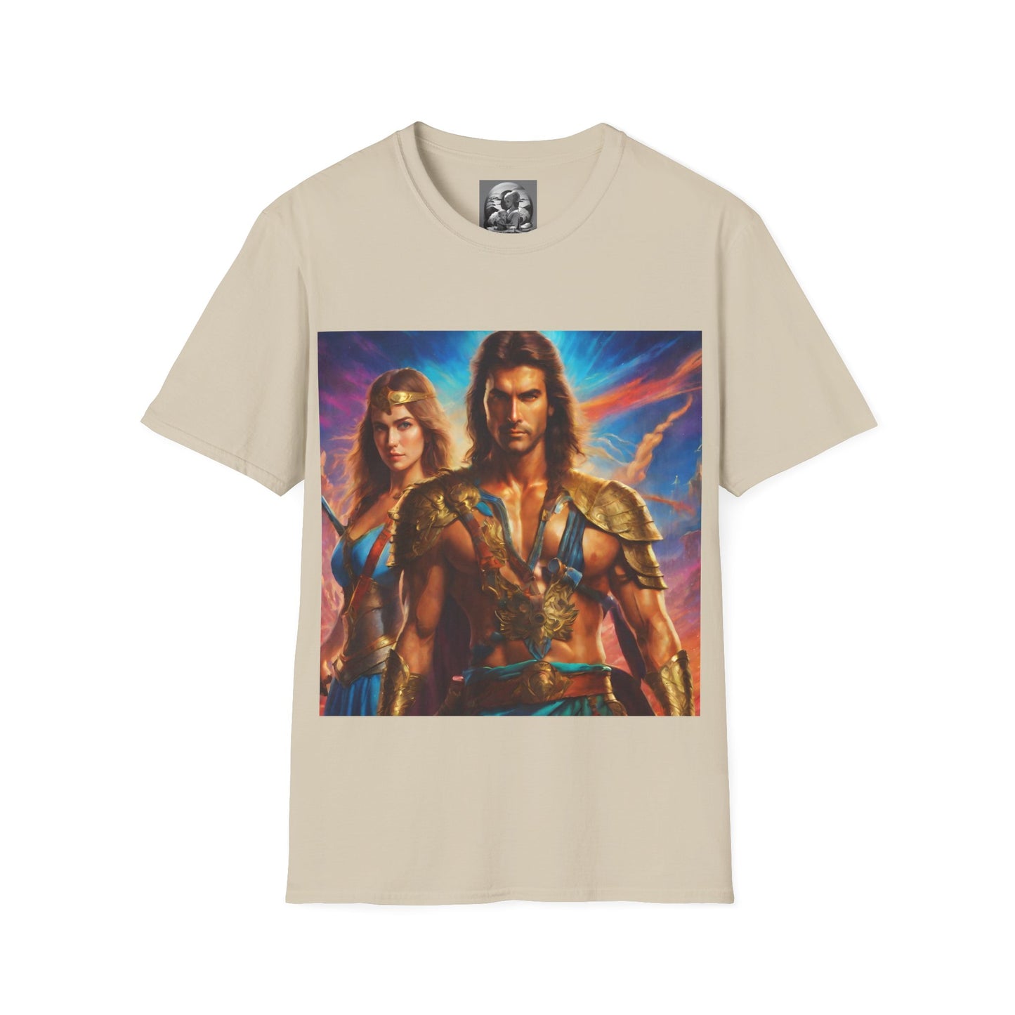 "80s medieval fantasy" Single Print Unisex Softstyle T-Shirt